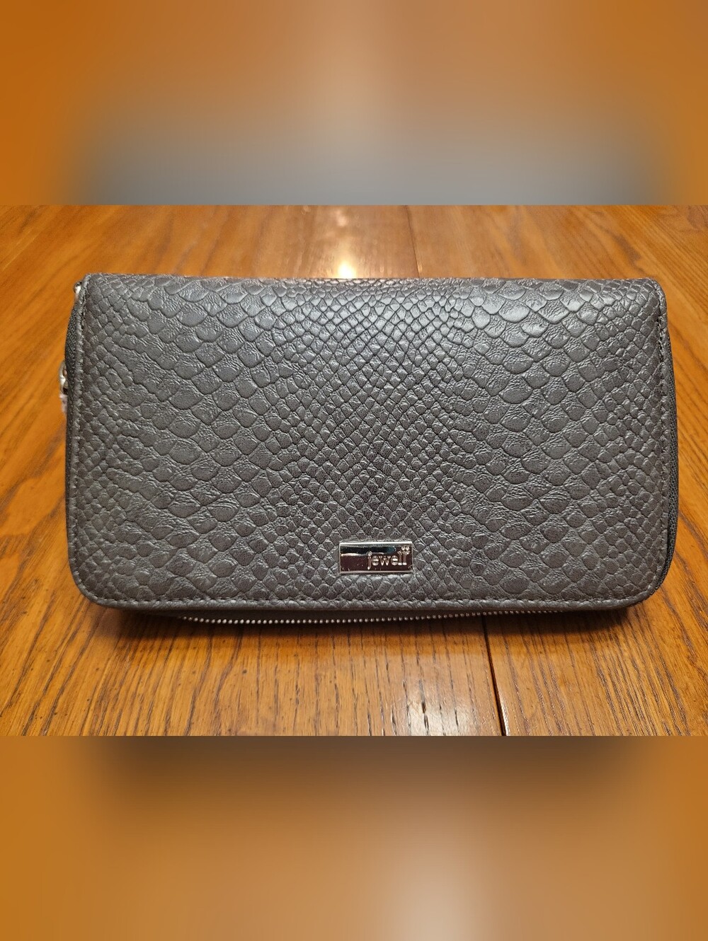 Thirty-One "All About the Benjamins" Wallet - City Charcoal Snake - NWT - Picture 5 of 13